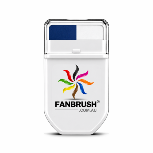 FANBRUSH face paint stick in navy blue and white stripes