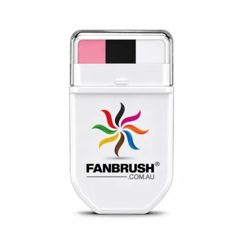 FANBRUSH face paint stick in pink, black and white stripes