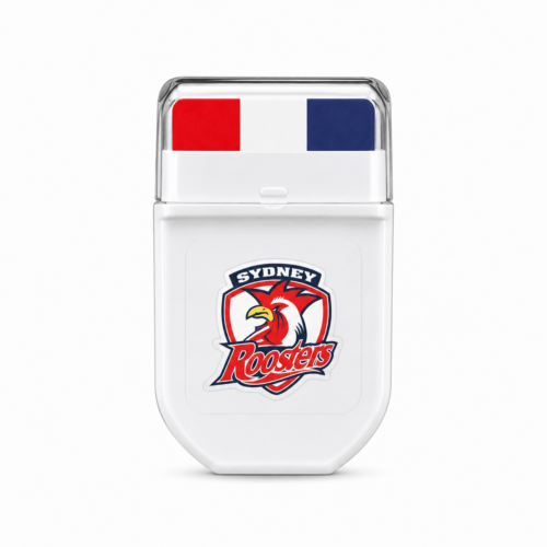 Sydney Roosters NRL FANBRUSH face paint stick in red, white and navy blue