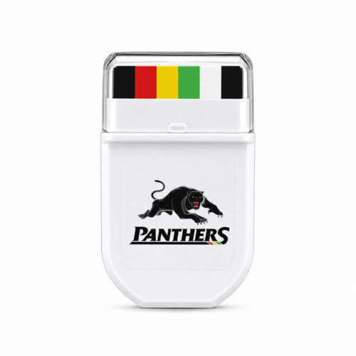 Penrith Panthers NRL FANBRUSH face paint stick in black, red, yellow, green and white