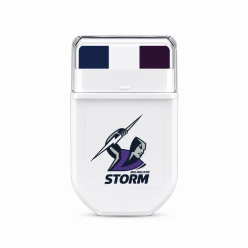 Melbourne Storm NRL FANBRUSH face paint stick in navy blue, white and purple