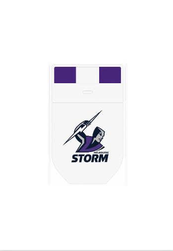 Melbourne Storm Fanbrush face paint