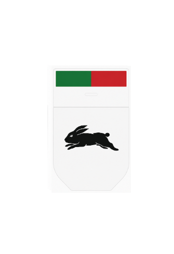 South Sydney Rabbitohs Fanbrush face paint
