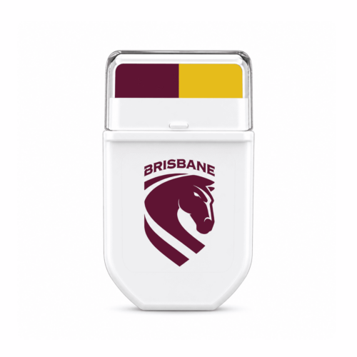 Brisbane Broncos NRL FANBRUSH face paint stick in maroon and gold