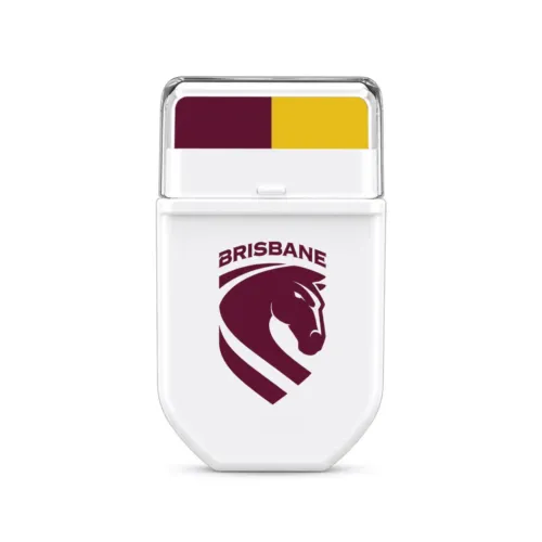 Brisbane Broncos NRL FANBRUSH face paint stick in maroon and gold