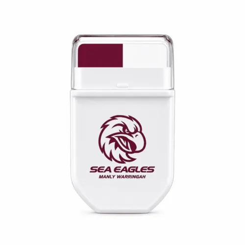 Manly Sea Eagles NRL FANBRUSH face paint stick in maroon and white