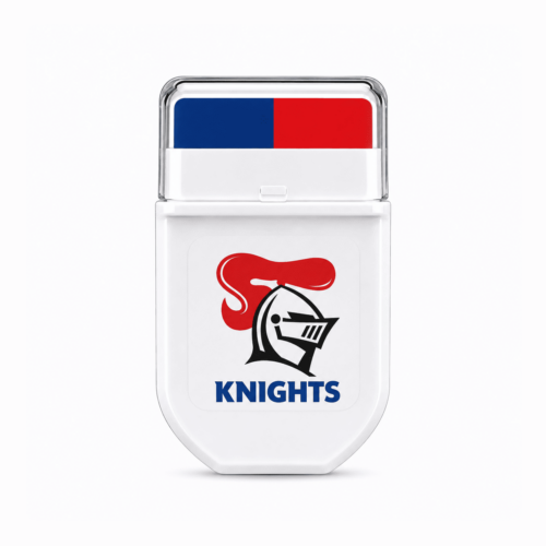 Newcastle Knights NRL FANBRUSH face paint stick in blue and red