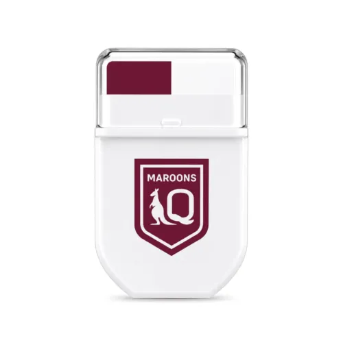 Queensland Maroons State of Origin FANBRUSH face paint stick in maroon and white