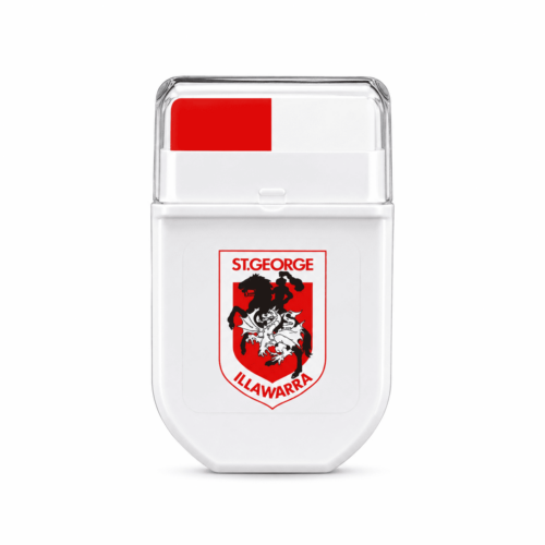 St George Illawarra Dragons NRL FANBRUSH face paint stick in red and white
