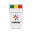 FANBRUSH face paint stick in green, yellow and red stripes