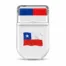 Chile flag FANBRUSH face paint stick in blue and red