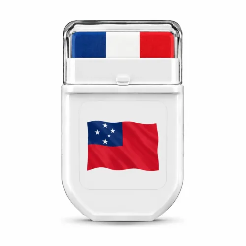 Samoa flag FANBRUSH face paint stick