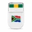 South Africa cricket colours FANBRUSH face paint stick in green, gold and green