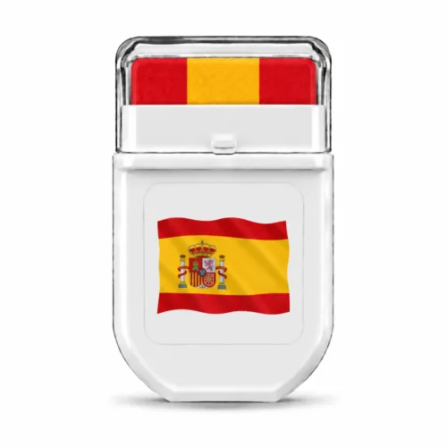 Spain flag FANBRUSH face paint stick in red and yellow