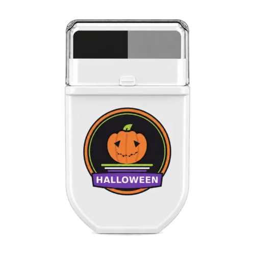 FANBRUSH® Halloween face paint stick in black and grey stripes