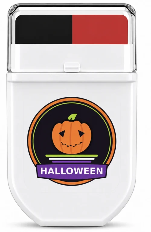 FANBRUSH® Halloween face paint stick in black and red stripes